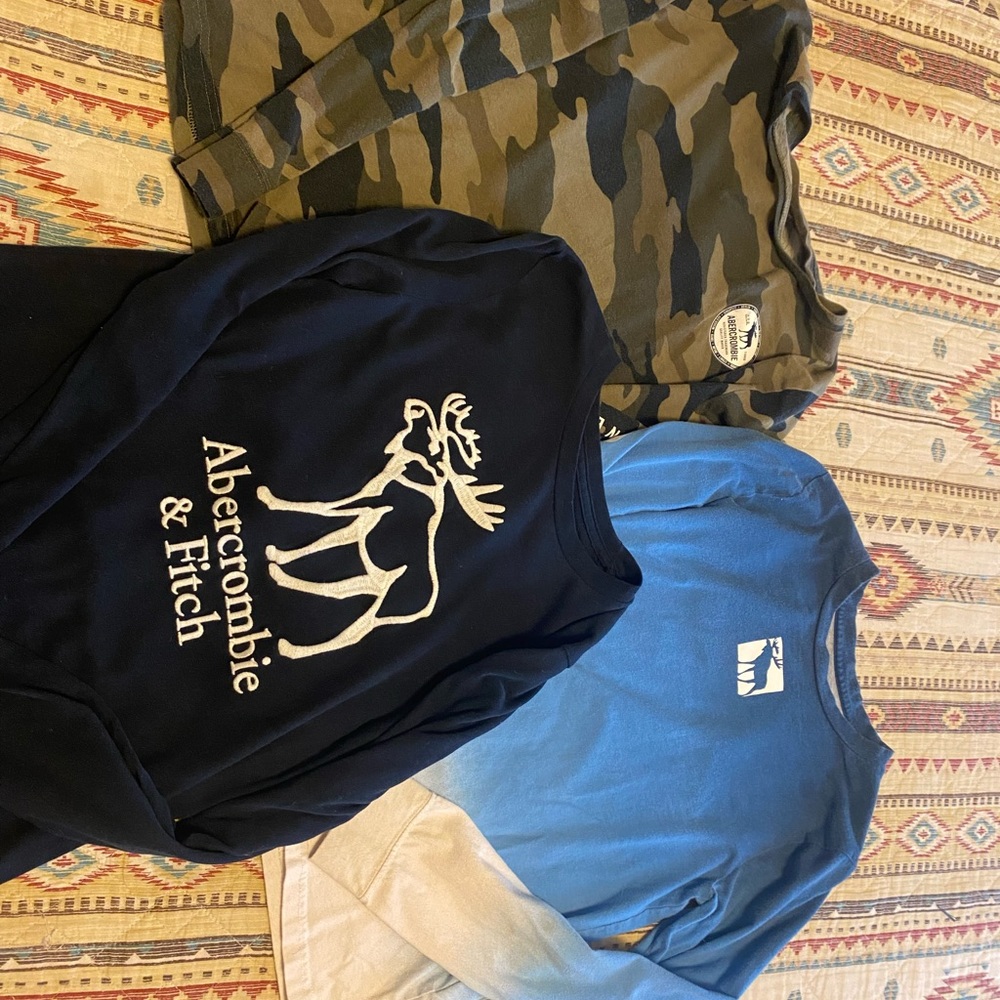 Boy’s Abercrombie and Fitch long sleeve shirts